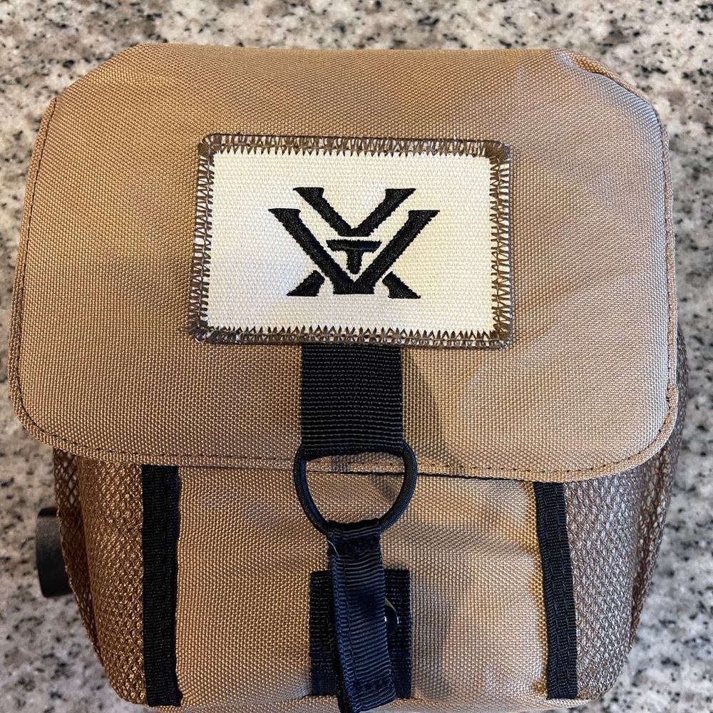 Vortex Glasspak Binocular Tan Case Missing Strap - image 4